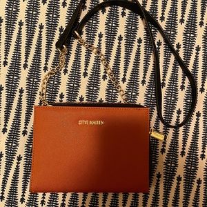 Steve Madden Brown and Black Shoulder Purse